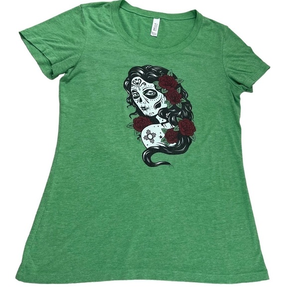 𝅺LA Muerta Women's Short Sleeve Tee - Picture 7 of 8
